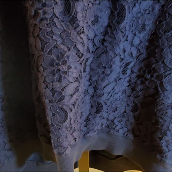 APT. 9 Lace Front Sweatshirt - Picture 4 of 7